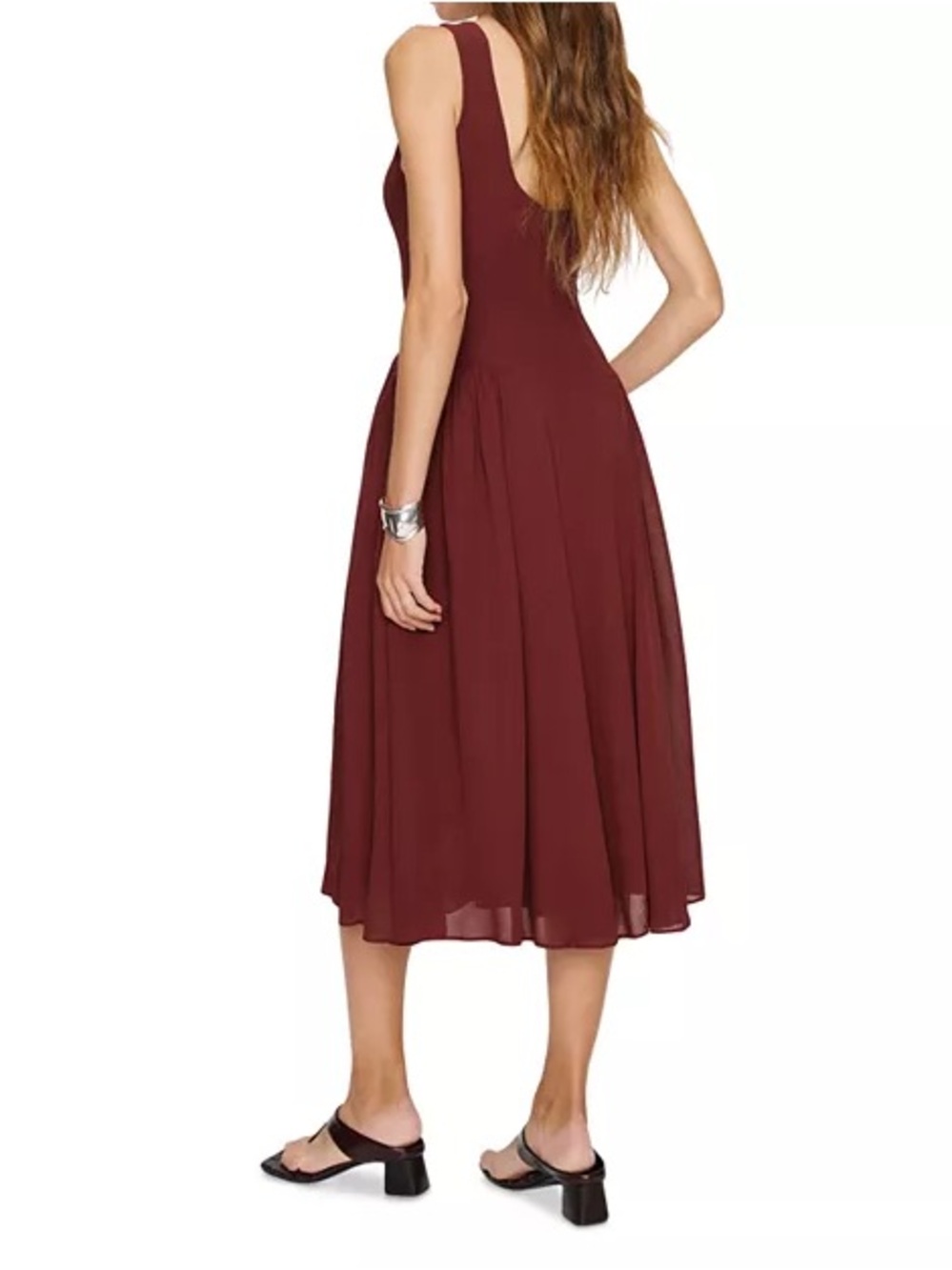 Reformation Anelis Midi Dress Size 8 - Picture 2 of 5
